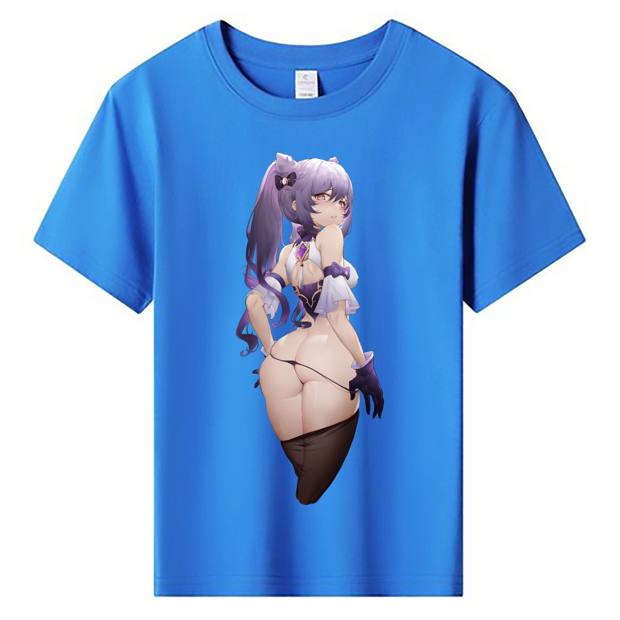 げんし神 刻晴 こくせい genshin Kokusei 綿100％キッズTシャツ（フロントプリント）